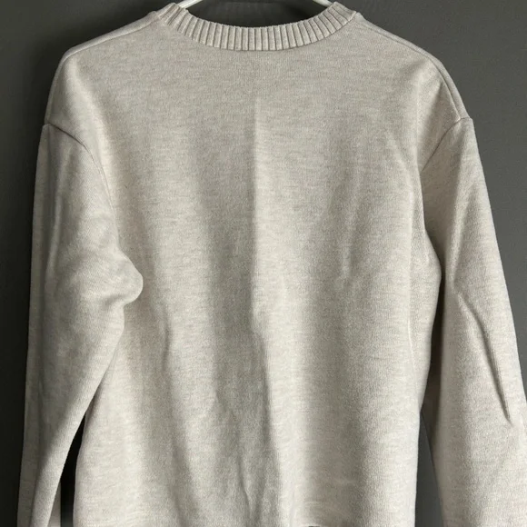 Zara Beige Ribbed Sweater - Picture 3 of 4